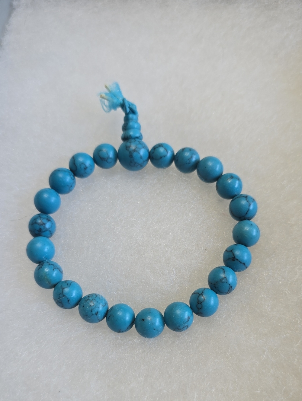 Turquoise Beaded Bracelet - Blue